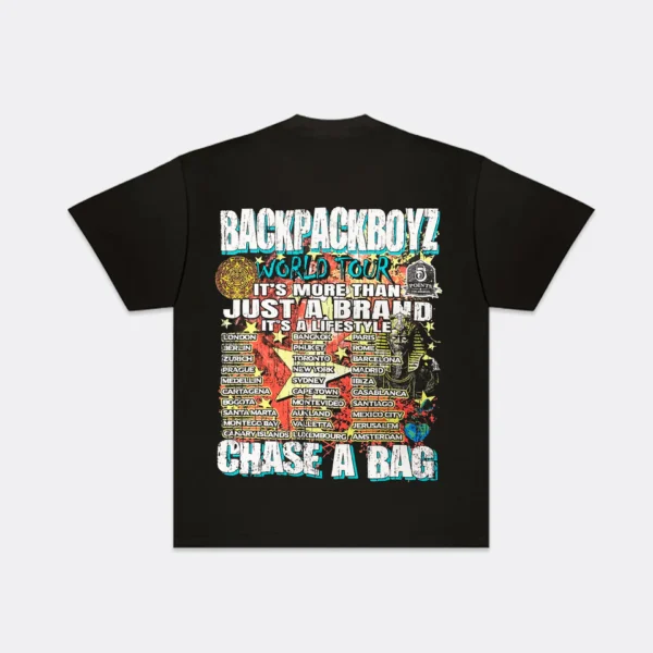 Backpack Boyz World Tour Tee Black V.2